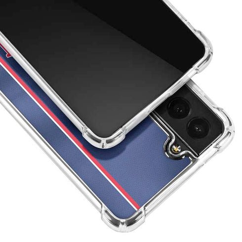 NBA Detroit Pistons Jersey Galaxy S21 FE Clear Case